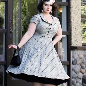 New With Tags - Never Worn “Annette” Deco Dots 3XL